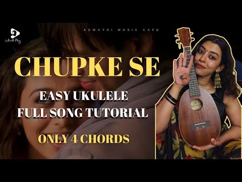 Chupke Se Ukulele Tutorial | Easy Hindi Ukulele Tutorial 😇😍| Aswathi Music Cafe