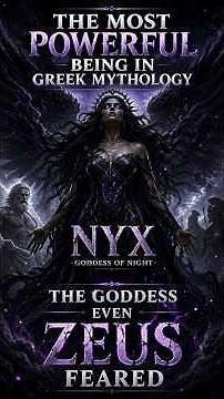 Nyx: The Goddess Even Zeus Feared 😨 | Most Powerful Being in Greek Mythology #greekmythology