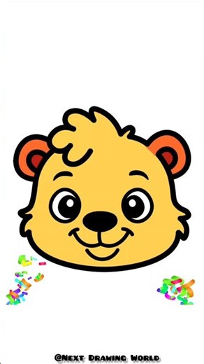 ​😱 I DREW this in 35 SECONDS! Your kids WON'T believe it! 🧸#shorts #bearart