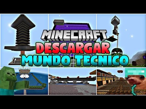 MUNDO TÉCNICO PARA MINECRAFT BEDROCK 1.19+TOUR