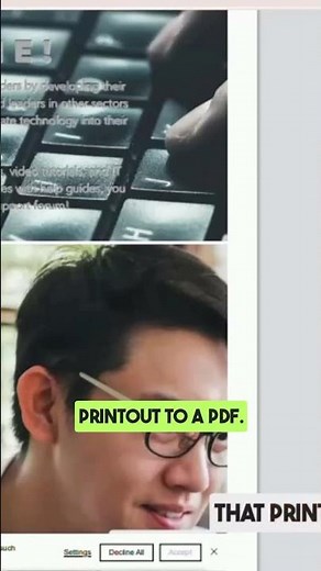 Never print again – save pages as PDF instead #lifehack #tech #shorts
