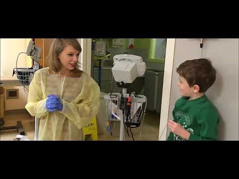 Taylor Swift Visits A Sick Child In Hospital *Talks Spiderman*