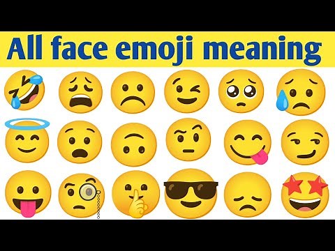 all face emoji meaning in english / emoji vocabulary / whatsapp face emoji meaning with pictures