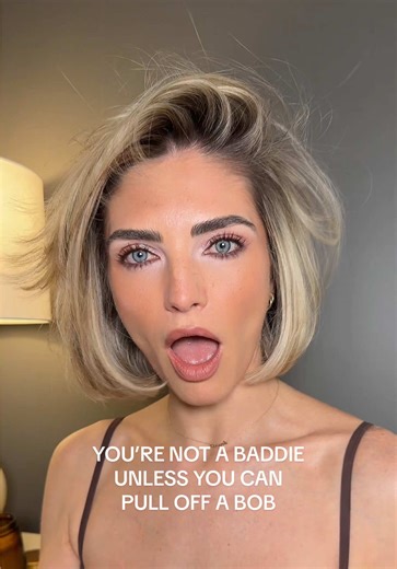 middle part or side part… either way a bob is baddie behavior | bob cut