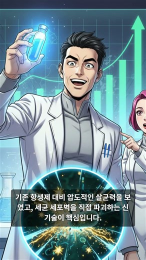 Intron Bio's success in completely sterilizing super bacteria has pushed its stock price to its u...