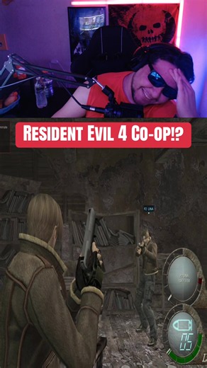 RE4 has a co-op now!! @Linalublinka #residentevil4 #re4 #coopmod #TikTokCreatorSearchInsightsIncentive #reaidentevil4