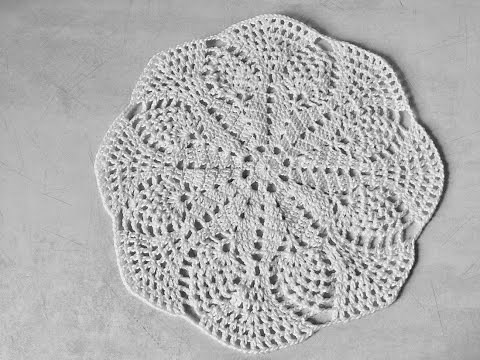 Crochet placemat tutorial