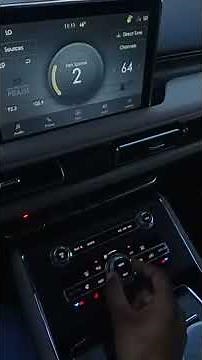 2023 Lincoln Aviator - How to Operate the Rear Climate A/C Controls