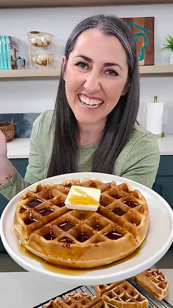 Greek yogurt waffles #waffles #yogurt #recipe