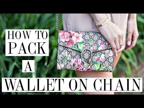 HOW TO PACK A WALLET ON CHAIN | GUCCI DIONYSUS WOC REVIEW | Shea Whitney