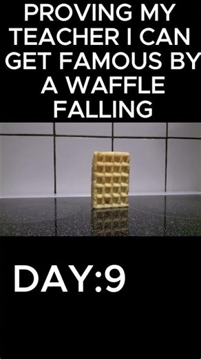 Waffle falling over | Day 9 #Wafflefalling#foryou