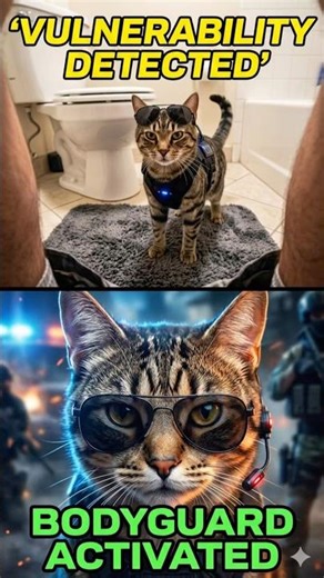 The Real Reason Your Cat Watches You In The Bathroom 🚽🤔 #cat #shorts #pets