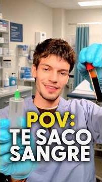 POV: TE SACO SANGRE 🚑 ENFERMERO #asmr #asmrsounds #humor #pov
