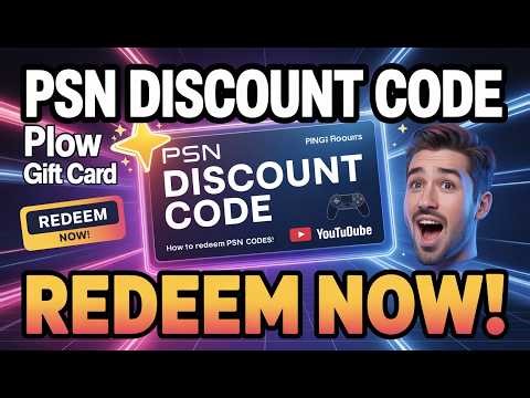 PSN Discount Code PSN Gift Card | How To Redeem PSN Codes