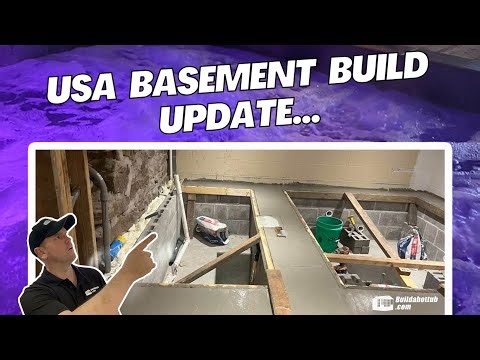 This Guy is Building a Hot Tub & Cold Plunge in His BASEMENT! (Update)