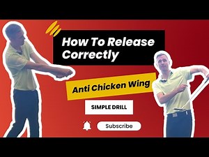 How To Release Correctly In Your Golf Swing (Chicken Wing Fix)