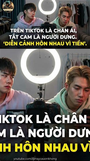 Sự Thật Về Cặp Đôi Đam Mỹ Triệu View: "Hôn Nhau Vì Tiền, Tắt Cam Là Người Dưng"