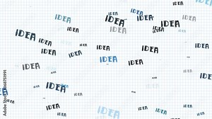 Grunge text on a white background, the text is written with a brush. Background with ideas for a new project