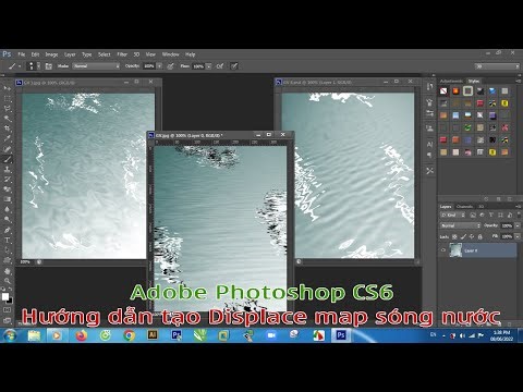 Instructions on how to create a Ripple Displacement map from real water wave images in Photoshop ...