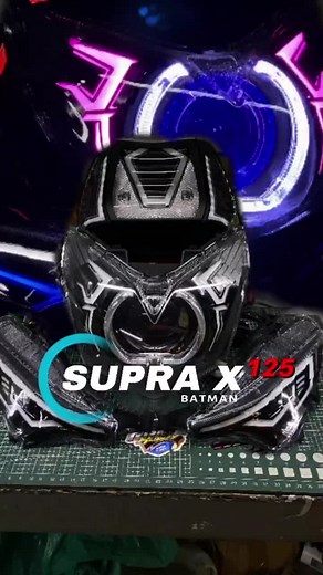 Paket Ganteng Lampu Supra X 125 - Jual Stoplamp dan Headlamp Custom