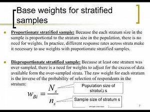 Weighting Survey Data