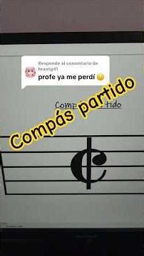 El compás partido 🎼#solfeo #solfeoritmico #teoriamusical #partitura