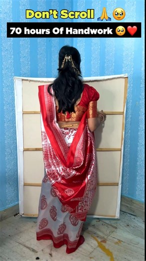 Don't Scroll 🥹🙏 70 Hour's Of Handwork 🔥 Maa Durga Canvas Painting ❤️#shorts #maadurga #navratri