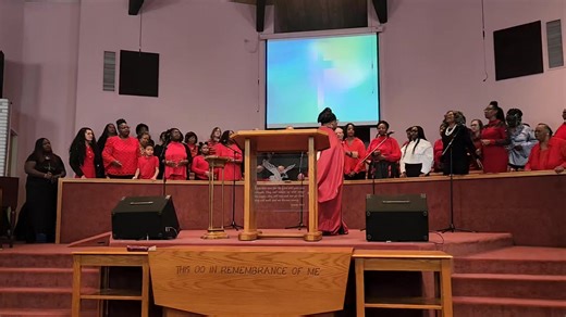 The MLK City-Wide Mass Choir leads the community in worship as part of this year's MLK Sunday scholarship service on Jan. 18 at St. Paul Missionary Baptist Church in Marion. | Chronicle-Tribune