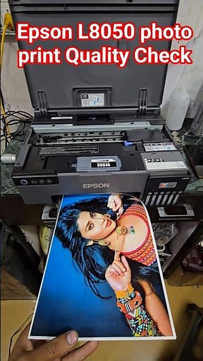 Epson L8050 photo print quality check and print speed review
