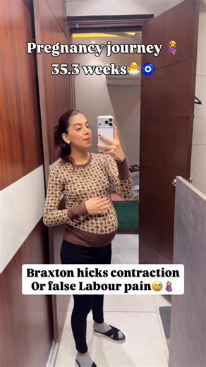 Simran on Instagram: "Braxton Hicks contractions are “practice” contractions your uterus does as it gets ready for labor. Totally normal, and very common—especially in the 2nd and 3rd trimester. What they feel like •Tightening or hardening of the belly •Usually irregular (no steady pattern) •Often painless or mildly uncomfortable •Can feel like pressure rather than pain •They usually ease when you change position, rest, or hydrate . . . . . . Pregnancy glow , pregnancyminivlog , pregnancyvlog ,