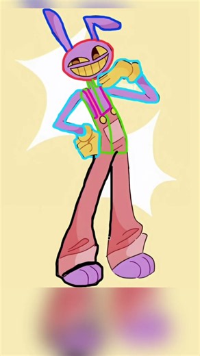 How to draw Jax from the amazing digital circus #trending #drawing #tadc