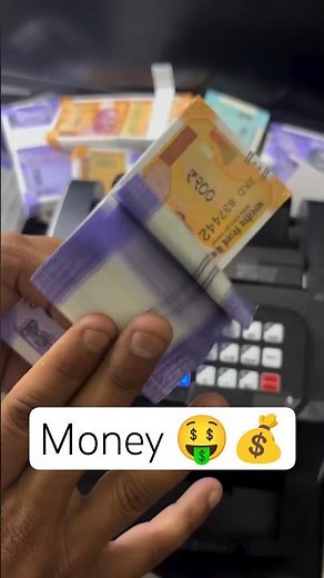 ASMR machine counting money 🤑high speed count #asmrshortvideo #money #asmrvideo #cash