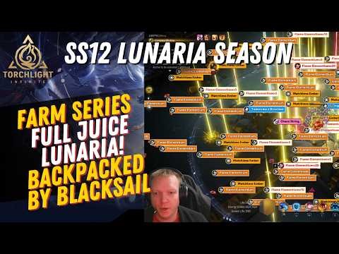 Torchlight Infinite Lunaria: MAX QTY Lunaria vs Big Daddy Blacksail // I Made 1000FE/hr // TLI: SS12