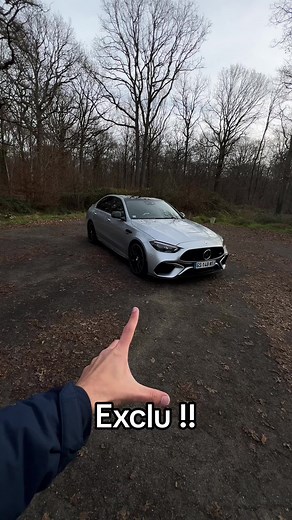 Découverte de la Mercedes C63 AMG S E-performance en France