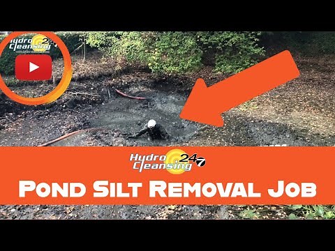 Pond Silt Removal Job | Hydro Cleansing