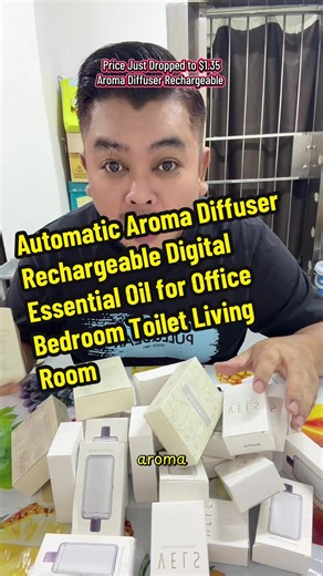 Rechargeable Automatic Aroma Diffuser for Home and Office