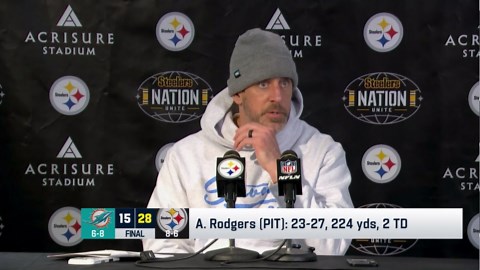 Aaron Rodgers: 'No, I'm not a castoff' 'NFL GameDay'