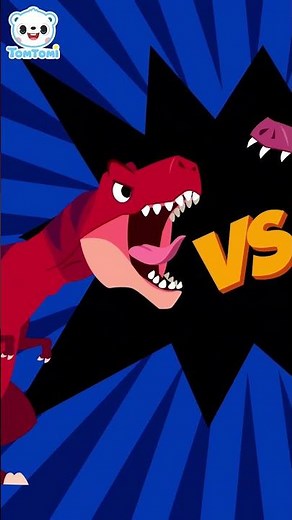 How Are My Big Teeth? 🦖😁 | Tyrannosaurus Song | Kids songs | Nursery rhymes #TOMTOMI #shorts
