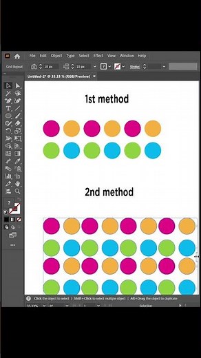 Adobe Illustrator tips and tricks - Pattern Swatch | S Graphic Design #shorts