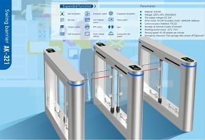 [Hot Item] Access Control Swing Barrier Gate Auto Turnstile Electric Swing Entrance Control Supermarket Gate Security Swing Gate