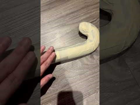 How did I spray paint my hockey stick white.