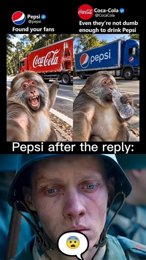 Coca-Cola Had the Perfect Comeback to Pepsi 😂🥤 #Shorts #USA #Meme
