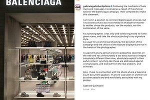 Balenciaga under fire over 'creepy' ads of kids with 'bondage outfits'