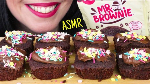 『SaltedCaramel』09.20 布朗尼配榛子巧克力酱和五彩糖屑🍫✨咀嚼音