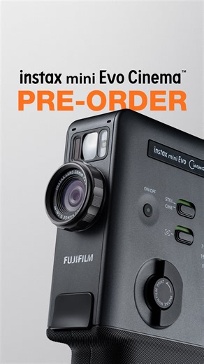 Fujifilm Instax Philippines on Instagram: "The NEW instax mini Evo Cinema is available for pre-order until February 16, 2026! At P22,599 you get the following EXCLUSIVE PRE-ORDER KIT: • instax mini Evo Cinema • micro SD card • mini Film Glossy 10s • mini Film Monochrome 10s • camera bag • pins Treat yourselves and get your hands on this first-of-its-kind instax camera for pre-order at any authorized Fujifilm store nationwide! 🎥🏃💨 #TeaminstaxPH #DontJustTakeGive"