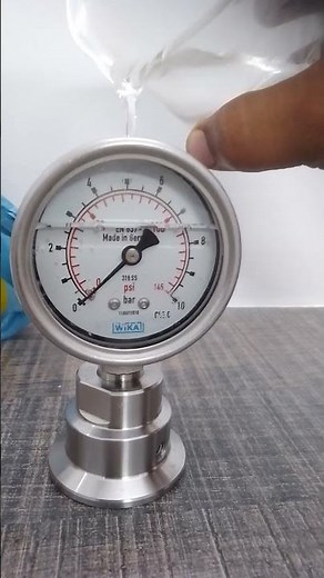 filling glycerin diaphragm gauge