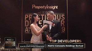 4.6K views · 19 reactions | Based in Seremban, Matrix Concepts Holdings Berhad has many business arms outside of property development, which includes construction, education and hospitality, and yet they are the proud winners of PIPDA 2019's Top 10 Developer Award. #PIPDA #PIPDA2019 #Propertyinsight #MatrixConcepts #TrustedDeveloper | Property Insight Malaysia | Facebook