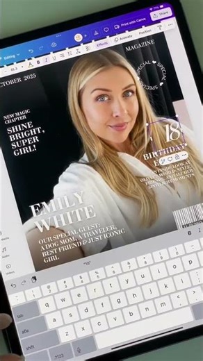 How to Design a Custom Magazine Scrapbook Photo on Canva