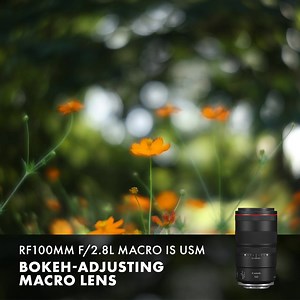 48 reactions | The RF100mm f/2.8L MACRO IS USM handles bokeh with aplomb, using a Spherical Aberration Control Ring that gives photographers precise control over background softness and foreground blur. | Canon Singapore | Facebook