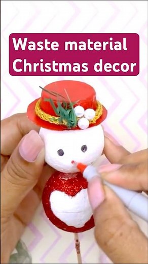 DIY Christmas Decoration 🎄 Craft from Waste Material
